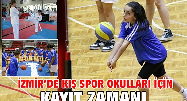 İzmir’de Kış Spor Okulları için kayıt zamanı