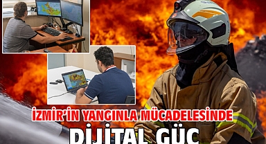 İzmir’in yangınla mücadelesinde dijital güç