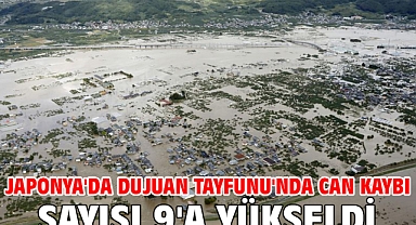 Japonya'da Dujuan Tayfunu'nda can kaybı sayısı 9'a yükseldi