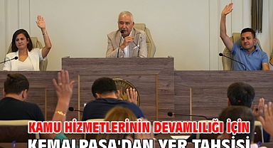 Kamu Hizmetlerinin Devamlılığı İçin Kemalpaşa'dan Yer Tahsisi