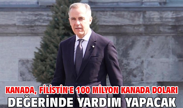 Kanada, Filistin'e 100 milyon Kanada doları değerinde yardım yapacak