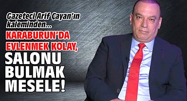 Karaburun'da evlenmek kolay, salonu bulmak mesele!