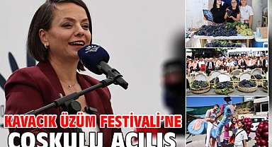 Kavacık Üzüm Festivali’ne coşkulu açılış