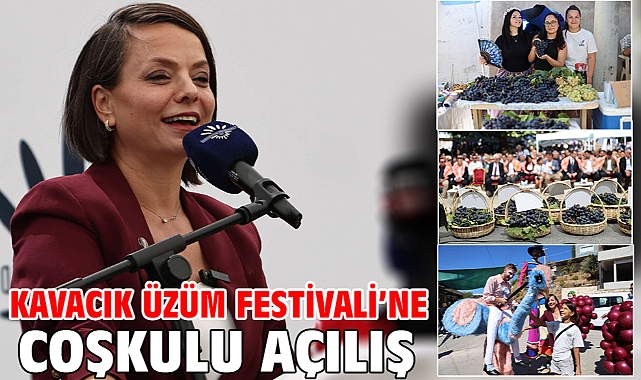 Kavacık Üzüm Festivali'ne coşkulu açılış