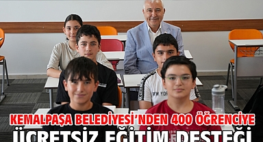 Kemalpaşa Belediyesi’nden 400 Öğrenciye Ücretsiz Eğitim Desteği