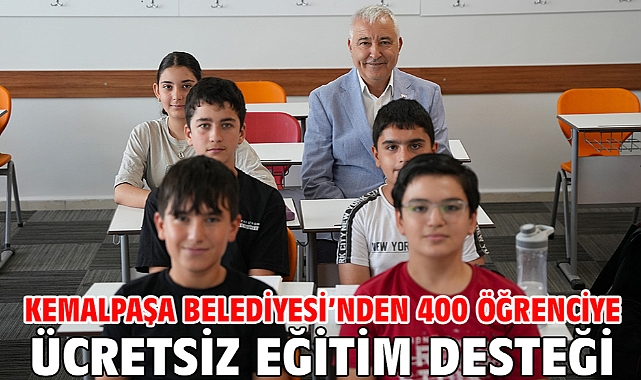 Kemalpaşa Belediyesi’nden 400 Öğrenciye Ücretsiz Eğitim Desteği