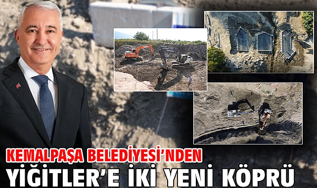 Kemalpaşa Belediyesi’nden Yiğitler’e İki Yeni Köprü