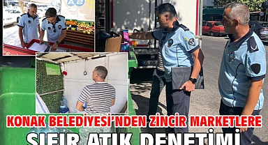 Konak Belediyesi’nden zincir marketlere sıfır atık denetimi