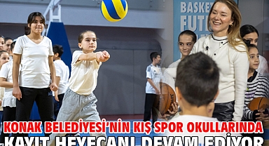 Konak Belediyesi’nin Kış Spor Okullarında kayıt heyecanı devam ediyor