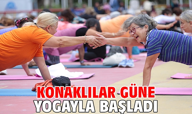 Konaklılar Güne Yogayla Başladı