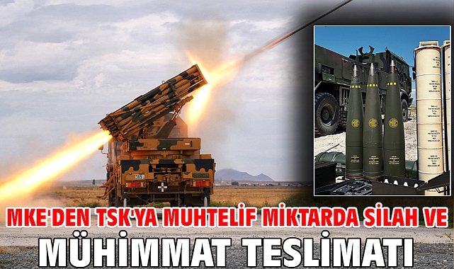 MKE'den TSK'ya muhtelif miktarda silah ve mühimmat teslimatı