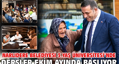 Narlıdere Belediyesi 3.Yaş Üniversitesi’nde Dersler Ekim Ayında Başlıyor