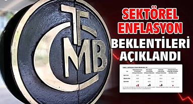 Sektörel enflasyon beklentileri açıklandı