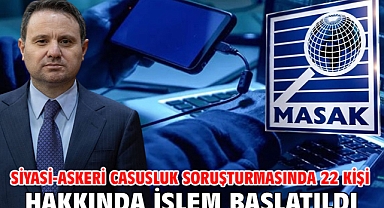 Siyasi-askeri casusluk soruşturmasında 22 kişi hakkında işlem başlatıldı