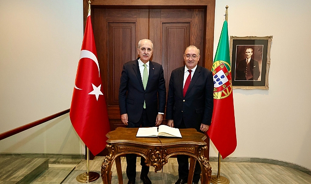 TBMM Başkanı Kurtulmuş, Lizbon Büyükelçiliği’ni ziyaret etti