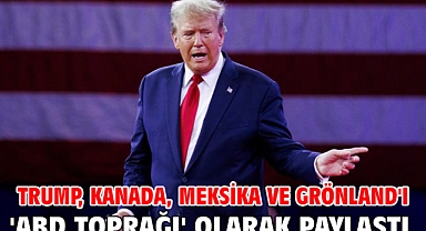 Trump, Kanada, Meksika ve Grönland'ı 'ABD toprağı' olarak paylaştı