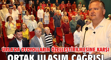 Urla’da otoyolların özelleştirilmesine karşı ortak ulaşım çağrısı