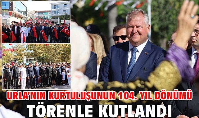 Urla’nın Kurtuluşunun 104. Yıl Dönümü Törenle Kutlandı