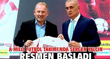 A Milli Futbol Takımı’nda Sergen Yalçın dönemi resmen başladı