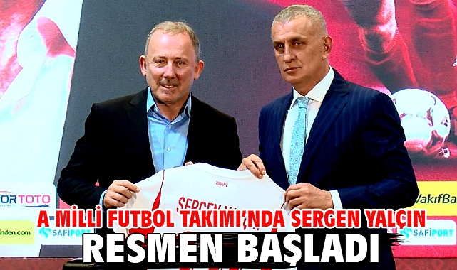 A Milli Futbol Takımı’nda Sergen Yalçın dönemi resmen başladı