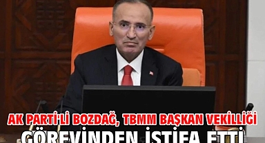 AK Parti'li Bozdağ, TBMM Başkan Vekilliği görevinden istifa etti