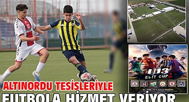 Altınordu tesisleriyle futbola hizmet veriyor