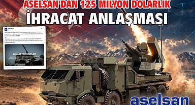ASELSAN'dan 125 milyon dolarlık ihracat anlaşması