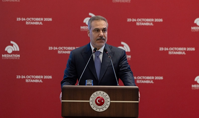 Bakan Fidan, 9'uncu İstanbul Arabuluculuk Konferansı'nda konuştu