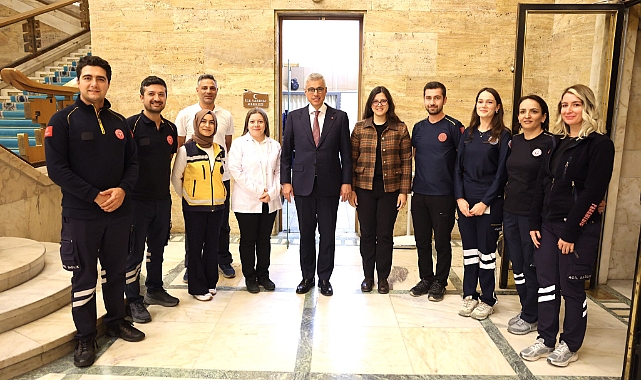Bakan Memişoğlu'ndan, TBMM İlk Yardım Merkezi’ne ziyaret