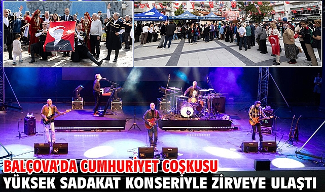 Balçova’da Cumhuriyet Coşkusu Yüksek Sadakat Konseriyle Zirveye Ulaştı