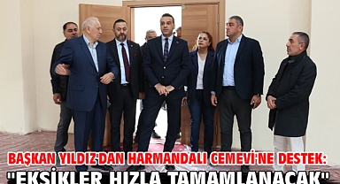 Başkan Yıldız'dan Harmandalı Cemevi'ne Destek: