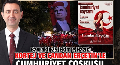 Bayraklı 29 Ekim’e Hazır: Kortej Ve Candan Erçetin’le Cumhuriyet Coşkusu