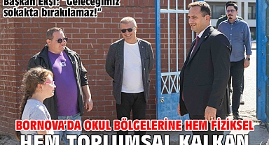 Bornova’da okul bölgelerine hem fiziksel hem toplumsal kalkan