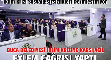 Buca Belediyesi iklim krizine karşı acil eylem çağrısı yaptı