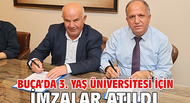 Buca’da 3. Yaş Üniversitesi için imzalar atıldı