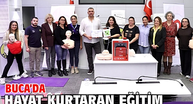 Buca’da hayat kurtaran eğitim 