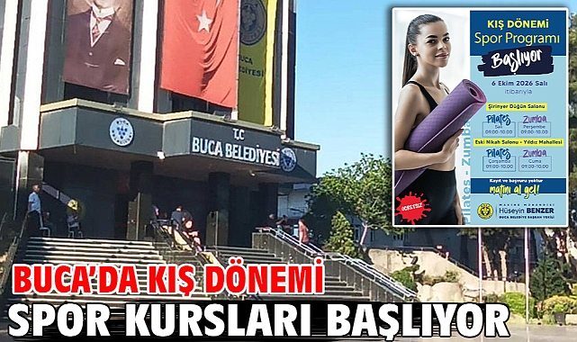 Buca’da kış dönemi spor kursları başlıyor