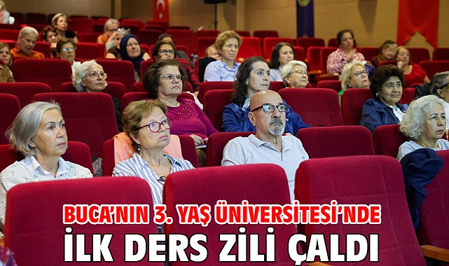 Buca'nın 3. Yaş Üniversitesi'nde ilk ders zili çaldı