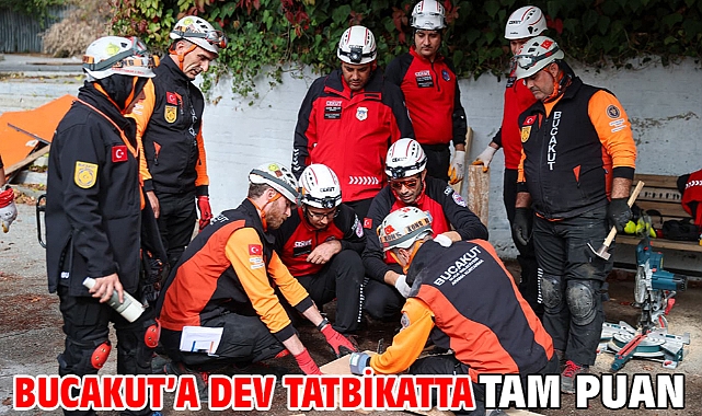 BUCAKUT’a dev tatbikatta tam puan
