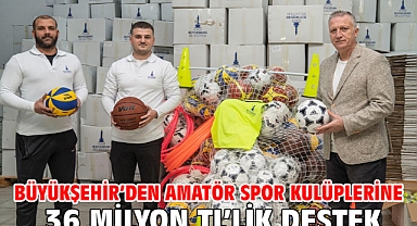 Büyükşehir’den amatör spor kulüplerine 36 milyon TL’lik destek