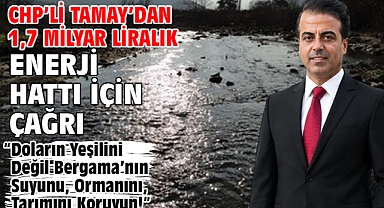 CHP'li Tamay'dan 1,7 Milyar Liralık Enerji Hattı İçin Çağrı