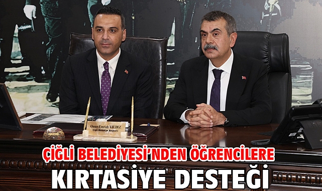 Çiğli Belediyesi’nden Öğrencilere Kırtasiye Desteği
