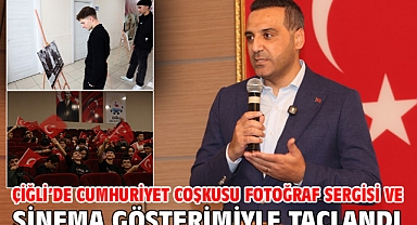 Çiğli’de Cumhuriyet Coşkusu Fotoğraf Sergisi ve Sinema Gösterimiyle Taçlandı