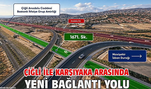 Çiğli ile Karşıyaka arasında yeni bağlantı yolu
