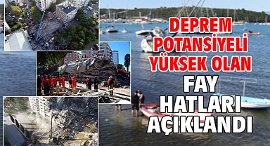 Deprem Potansiyeli Yüksek Olan Fay Hatları Açıklandı