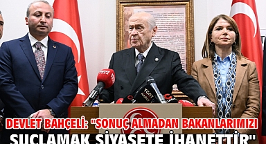 Devlet Bahçeli: