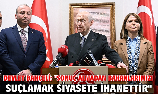 Devlet Bahçeli: