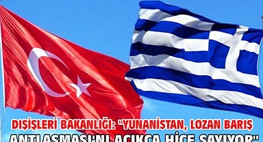 Dışişleri Bakanlığı: