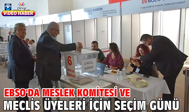 EBSO'da meslek komitesi ve meclis üyeleri için seçim günü