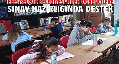 Efes Selçuk Belediyesi’nden Öğrencilere Sınav Hazırlığında Destek